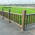 Outdoor Home and Garden Patio Easy Installation Customized Size Composite Wood WPC Railing